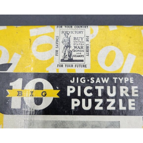 Big 10 Jigsaw Puzzle 1940's Color Picture Puzzle Mill & Moonlight - Picture 4 of 9